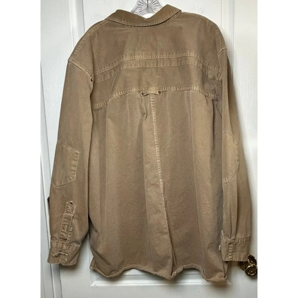 Levi's Men's Tan Long Sleeve Button Up Worker Shirt XXXL Cotton